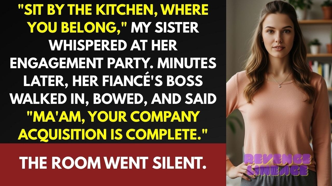 At My Sister's Party, They Seated Me By The Kitchen—Then Her Fiancé's Boss Called Me 