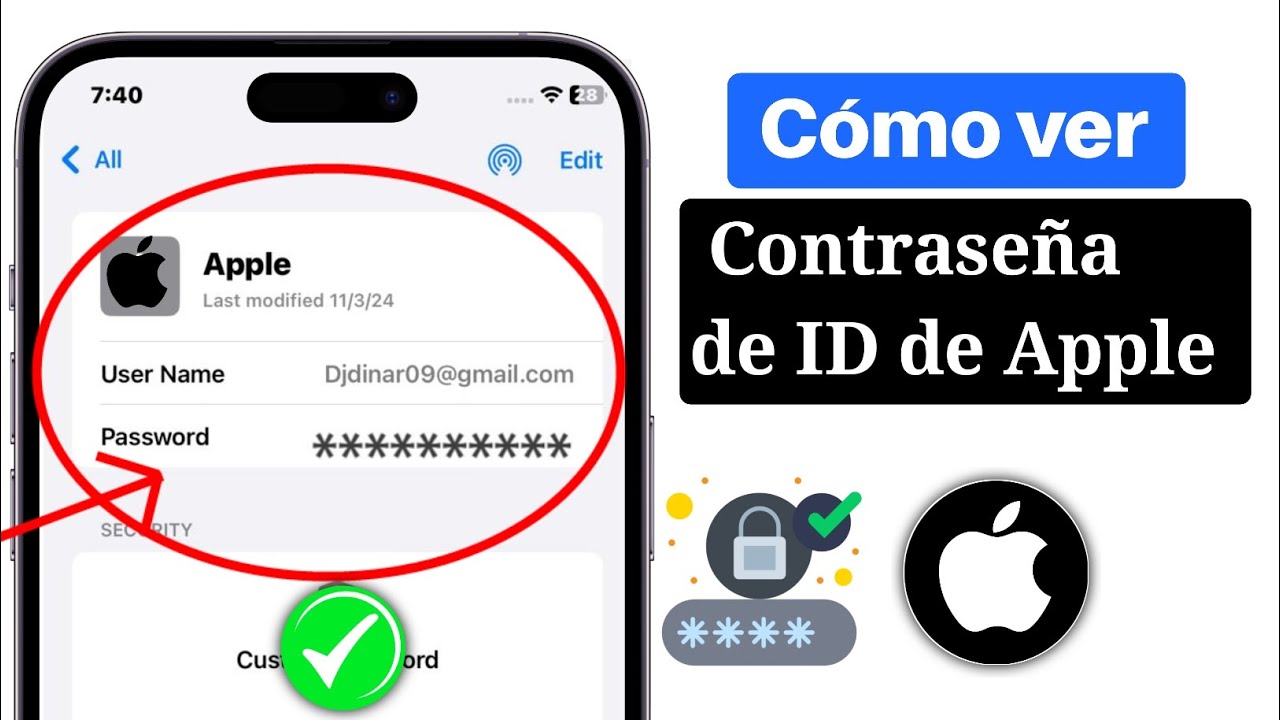 Cómo ver la contraseña de tu ID de Apple si la olvidaste - YouTube