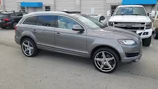 877-544-8473 22" Lexani R4 Chrome Wheels Audi Q7 5 Star Rims Luxury Rims Volkswagen Atlas 5x130