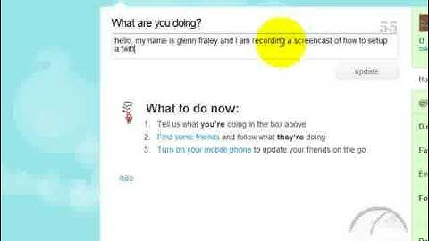 set up a twitter account