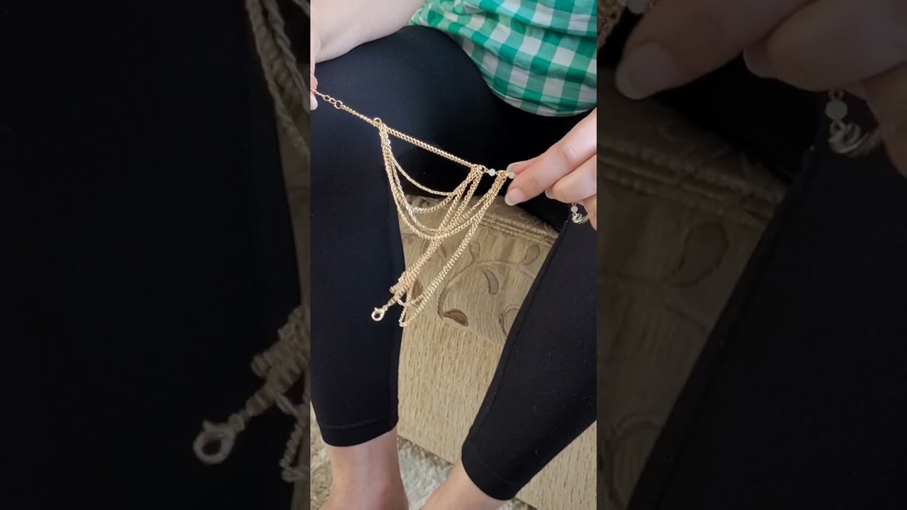 Trying On Shein Foot Jewelry