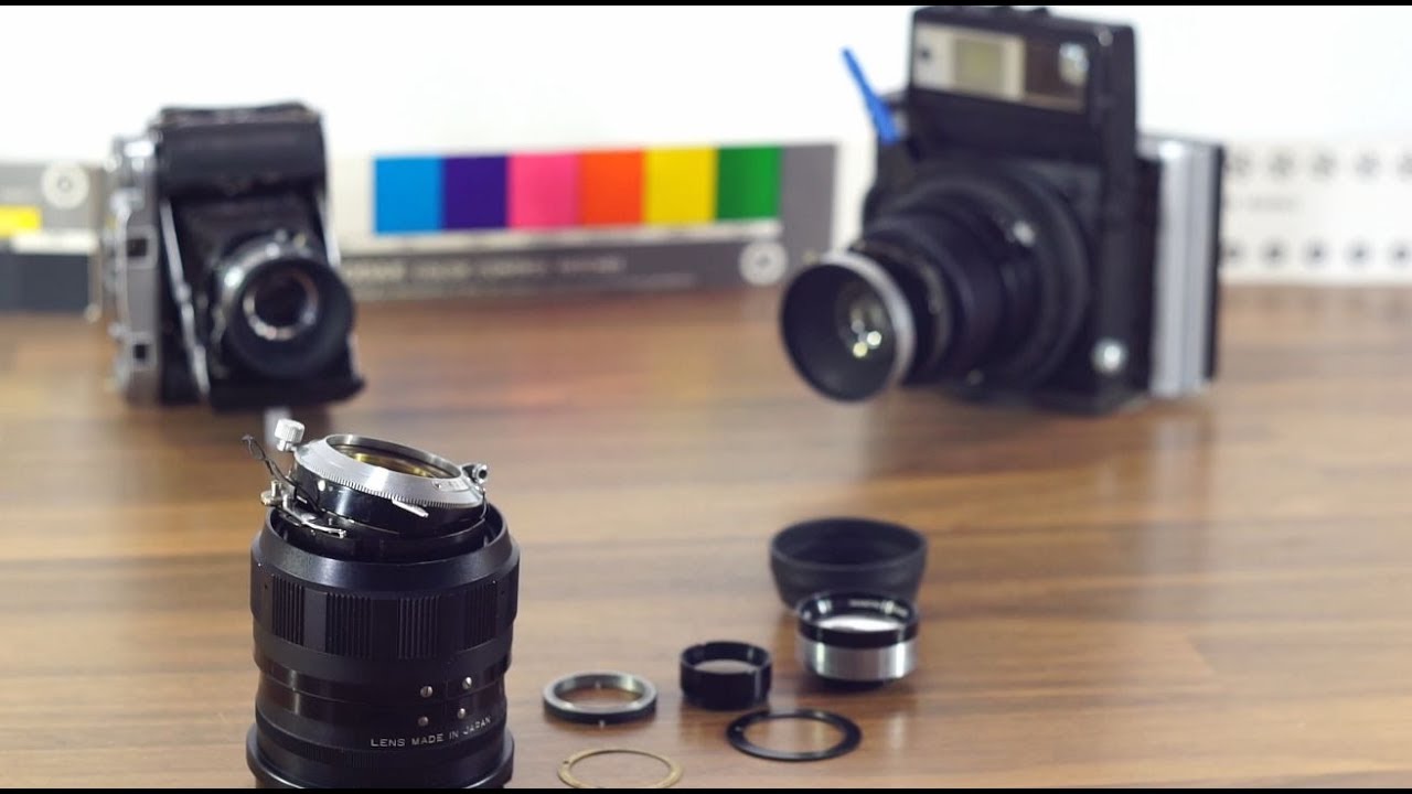 Mamiya Universal Press 23 5.6/150mm 6x9 Tele Lens disassembled