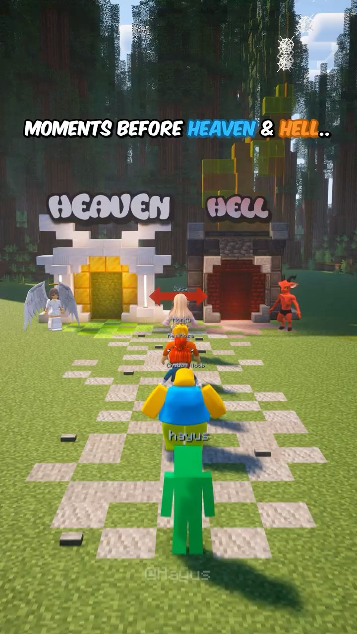 Roblox Heaven Or Hell 2 YouTube Oardefault 