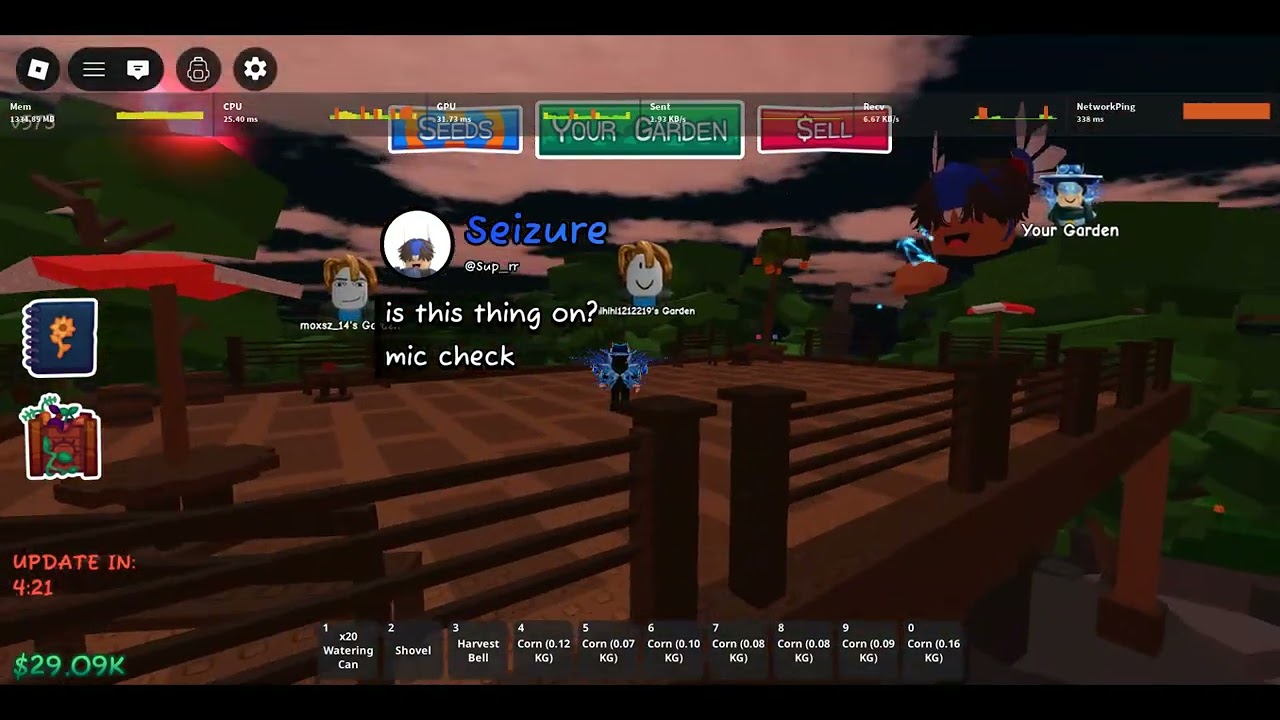 Garden Horizons Roblox first Admin abuse