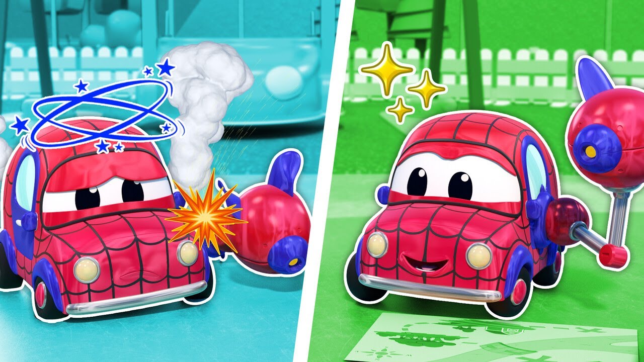 Oh nein! Baby SPIDERMAN verletzt sich auf einer Schatzsuche! | AVENGERS Auto Reparatur