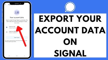 How to Export Account Data on Signal App (2024)