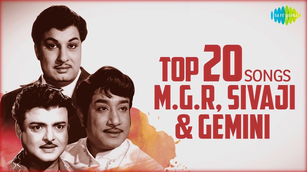 Top 20 Songs   MG Ramachandran Sivaji Ganesan Gemini Ganesan  Audio Jukebox  Tamil  HD Songs