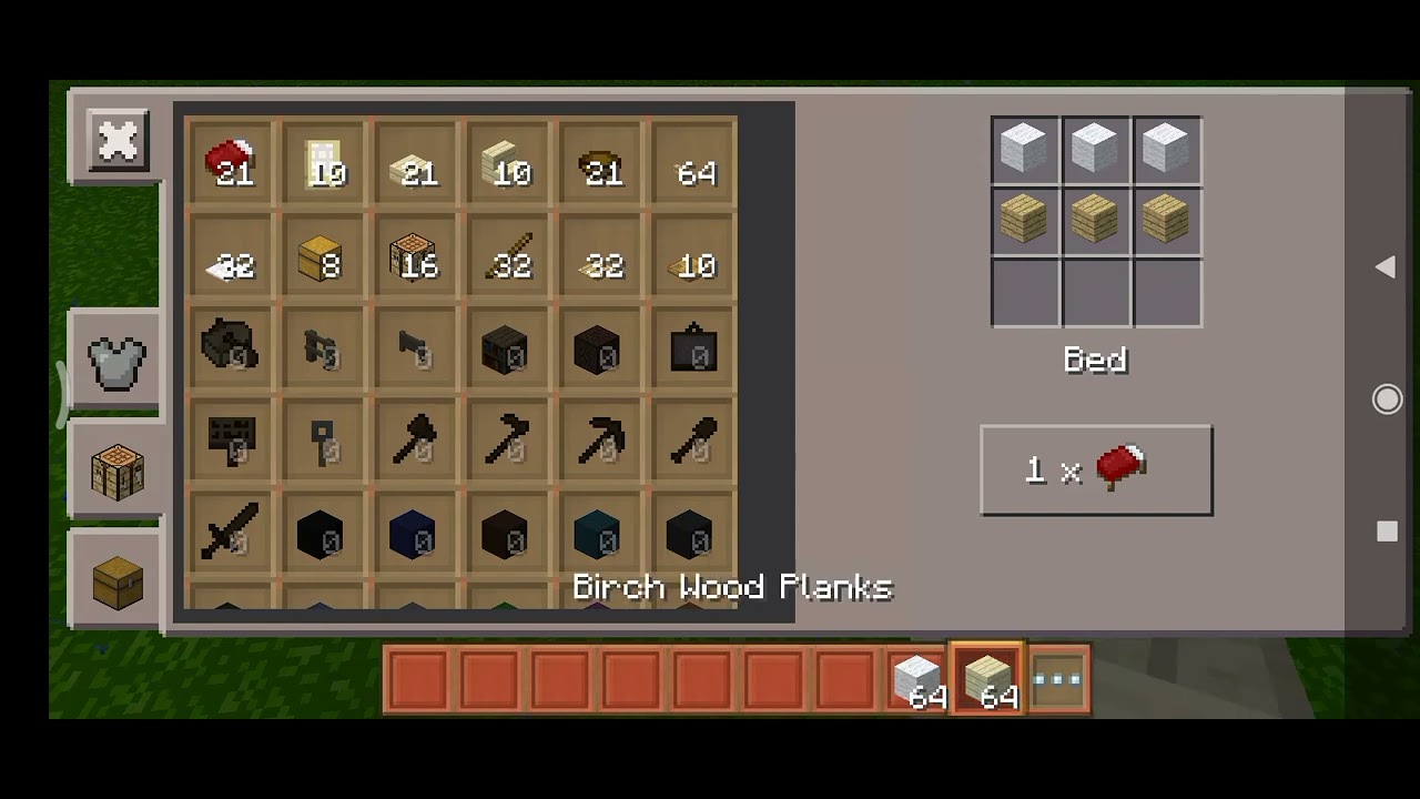 How To make bed in Minecraft /AKS Craft 🎨. YouTube