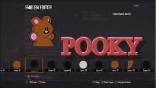 Black Ops 2 Emblem Tutorial - Pooky Garfields Bear