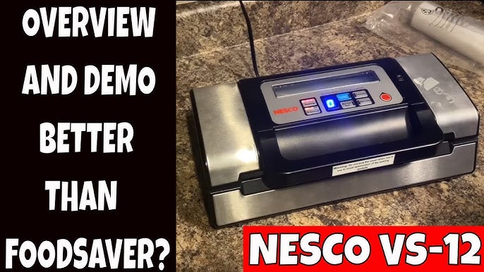 2023 New NESCO® VS-12 Deluxe Vacuum Sealer (Vacuum Canister Not Included) -  AliExpress