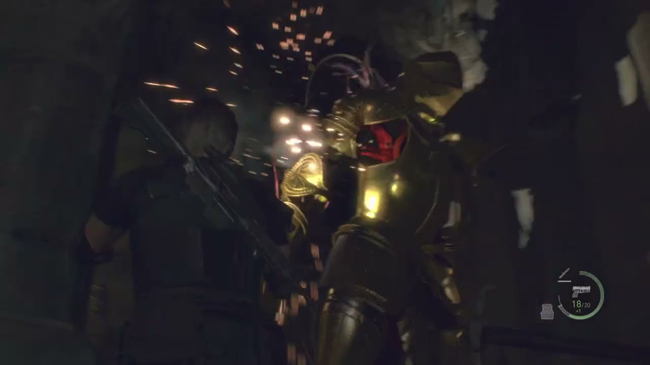 Resident Evil 4 X Dark Souls Hardcore PS5 Raytracing Hair Strands HDR