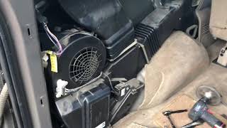 2001 GMC Savana Chevy Express rear HVAC fix