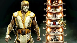 Warrior Klassic Tower Ghost Strike Scorpion | Very Hard | Mortal Kombat 11 - No Commentary