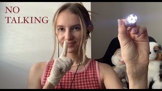 ASMR cranial nerve exam NO TALKING 😷 (inspired by Abby ASMR)