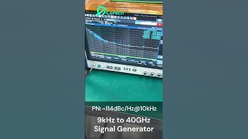 CSG9K40GA 40GHz Signal Generators, 10GHz SSB phase noise test -114dBc/Hz@1OKHz