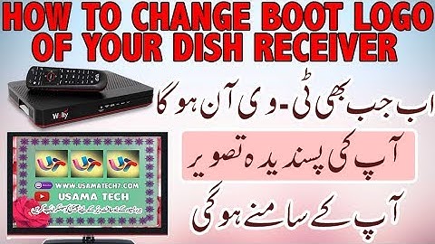 How to change Boot Logo of your satellite Dish Receivers | Ali3510C/D | Usama Tech