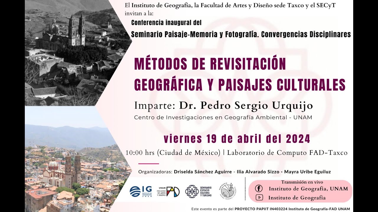 Métodos de revisitación geográfica y paísajes culturales