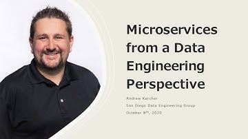 Microservices from a Data Engineering Perspective