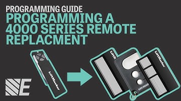 LiftMaster 4000 Series Remote Programming