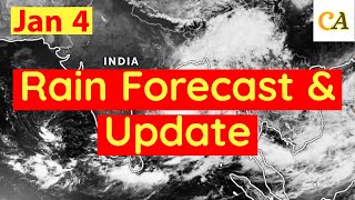 Rain Forecast Across The Country Update - Jan 4,2025 Cyclonic Activities