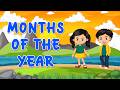 🗓️ January to December! | Fun Months of the Year Song for Preschoolers ❄️☀️