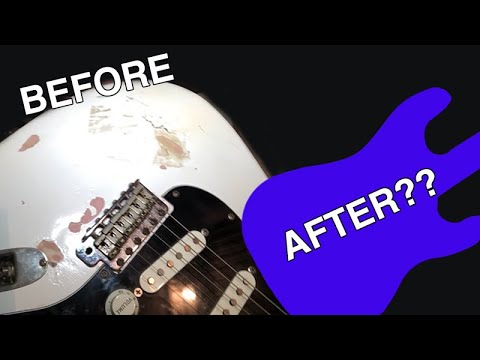 Repainting a 93/4 Japanese Squier Stratocaster. | What wood