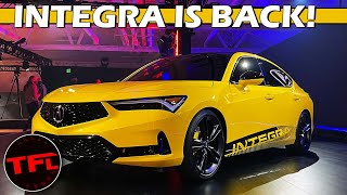 WORLD DEBUT: The Acura Integra Has RETURNED: Here's Your First Look \& Everything There Is To Know!