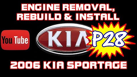 ⭐ PART 28 - 2006 Kia Sportage - 2.7 - Engine Removal - ENGINE REBUILD - Engine Installation