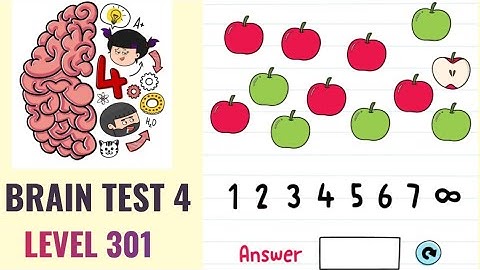 🧠 Brain Test 4 Level 301 | How many apples do I have? | Walkthrough
