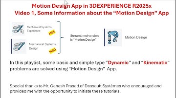 Video 1 Motion Design 3DEXPERIENCE R2025x Nader Zamani