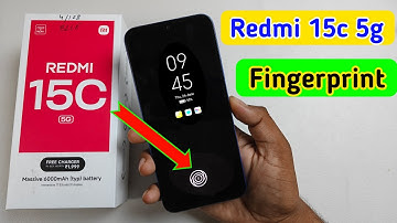 Redmi 15c 5g display fingerprint setting/Redmi 15c 5g fingerprint screen lock/fingerprint sensor