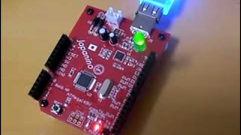 Japanino(Arduino互換機）でLEDテスト