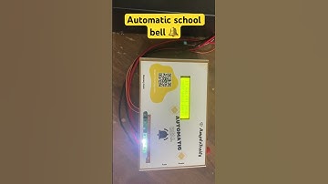 Automatic school bell system Say Goodbye to Manual Bell! Introducing Automatic School Bell System