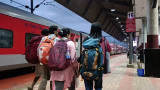 FULL ARRIVAL AND DEPARTURE OF 22634 H-NIZAMUDDIN TVC EXPRESS FROM H-NIZAMUDDIN TO TVC