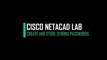 Cisco NetAcad Lab - Create and Store Strong Passwords (Indonesian)