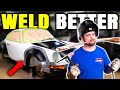 How to tig weld on cars porsche 911 widebody backdate