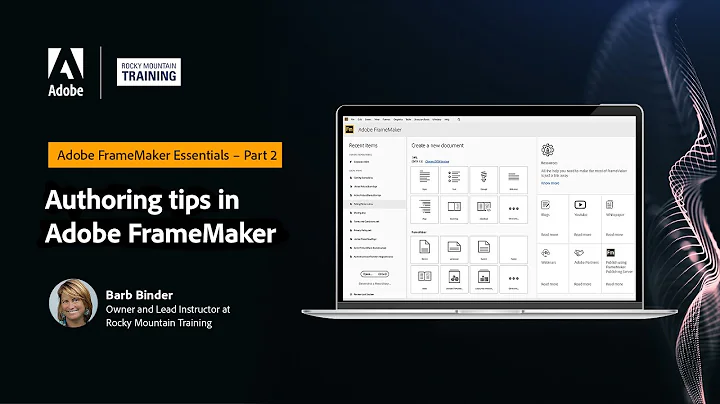 Adobe FrameMaker Essentials  Part 2  Authoring Tip...