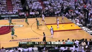 Wade blocks brandon bass | miami heat vs boston celtics game 5 june
2012