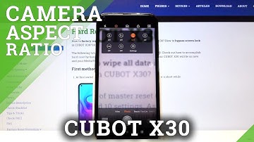 How to Change Aspect Ratio in CUBOT X30 – Change Camera Shape