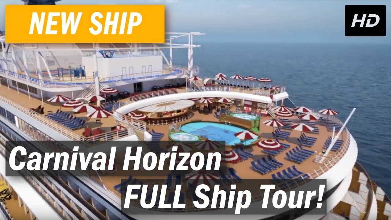 Carnival Horizon full ship tour YouTube