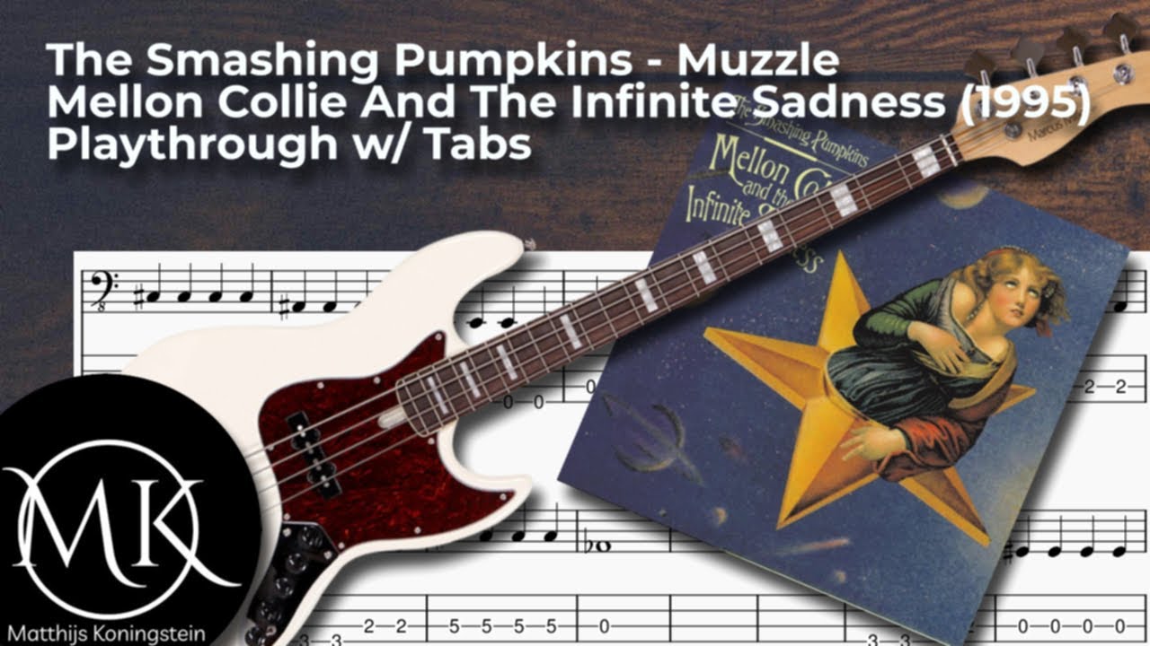 The Smashing Pumpkins - Muzzle (Bass Cover) (Lesson w/ Tabs)