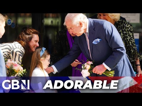 King Charles exchanges gifts with little girl in adorable moment during return to royal duties