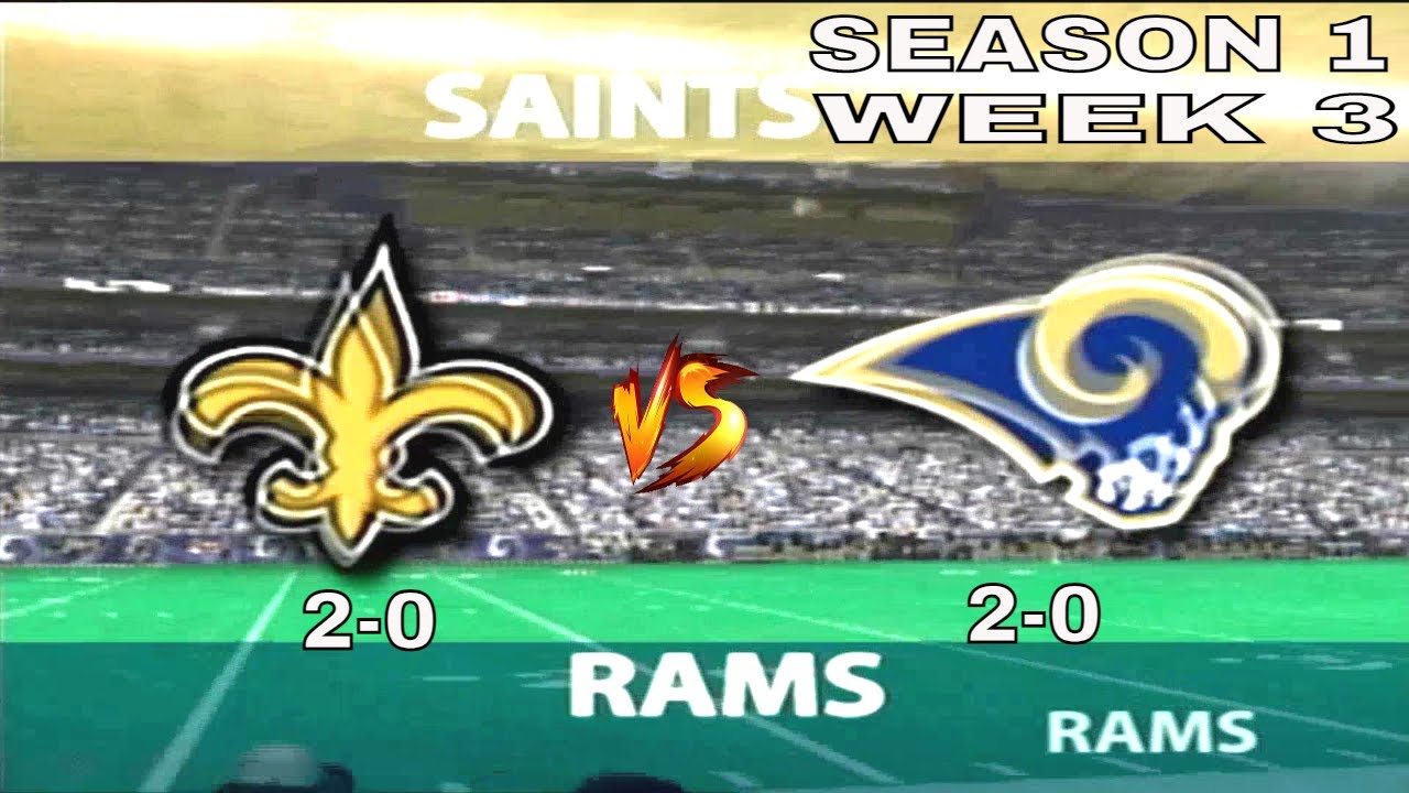 7 Madden 05 Saints Franchise - Saints at Rams