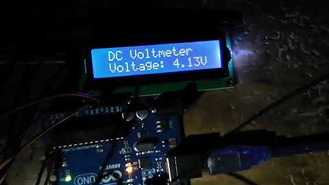 Arduino Uno | Measuring the Voltage and Display to I2C LCD | Demo