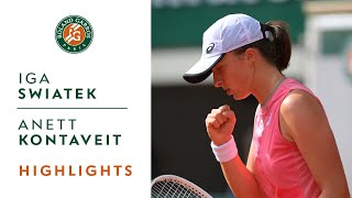 Iga Swiatek vs Anett Kontaveit - Round 3 Highlights I Roland-Garros 2021