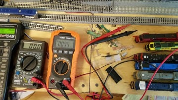 Reading DCC Track Voltage With Multimeter.