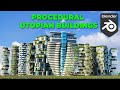 The procedural utopian buildings asset pack by cg obaid