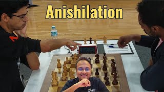 An attacking gem by Anish Giri | Anish vs Karthik Venkatraman | Qatar Masters 2023