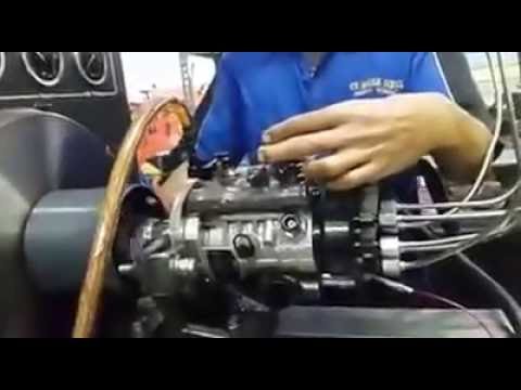 Kalibrasi Injection Pump Excavator CAT320D Delphi Pump