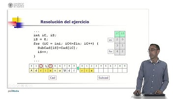 Obtencion de una subcadena a partir de una cadena | 39/45 | UPV